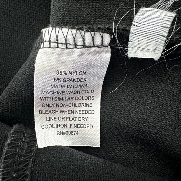 Boston Proper Square Neck Stretchy Sleeveless Short Dress Size S Petite Black - Picture 6 of 9